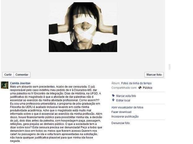 Professora ativista &eacute; impedida pela Justi&ccedil;a de fazer palestra em Dourados