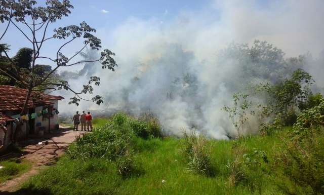 Per&iacute;odo de seca eleva em 87% casos de queimadas em Mato Grosso do Sul
