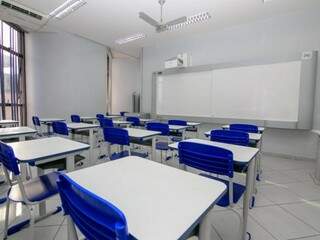 Sala de aula em escola do Sesc em MS (Foto: Divulgação/ Sesc)