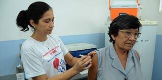 Vacinação acaba hoje (20) e ainda restam pouco mais de 600 doses em Corumbá. (Foto: Anderson Galo/ Diário Corumbaense)