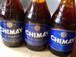 Chimay, uma das marcas mais caras nos supermercados.