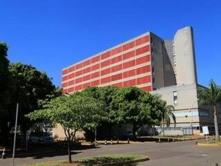 Hospital Regional de Mato Grosso do Sul, localizado no bairro Aero Rancho na Capital. (Foto: Arquivo)