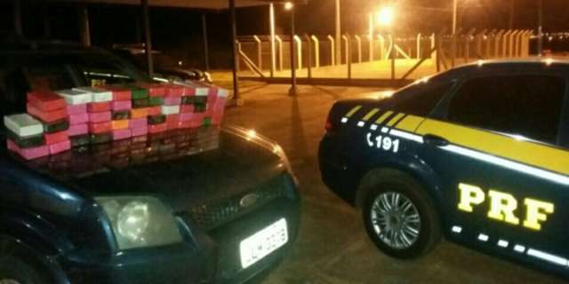 Empres&aacute;rio de 29 anos &eacute; preso com mais de 60 kg de coca&iacute;na na BR-163