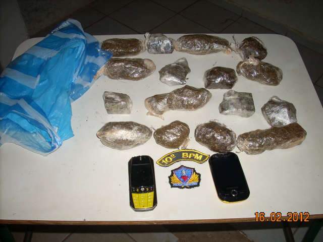  Rapaz tenta fugir da PM e acaba detido com maconha no Aero Rancho