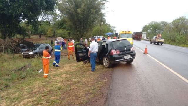 Idosa de 78 anos morre  ao se envolver em acidente entre ve&iacute;culos na BR-163