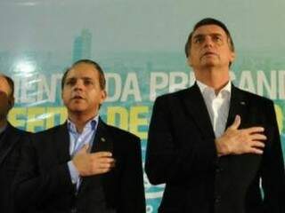 David é apoiador de Bolsonaro em MS e figurou em outdoor ao lado de presidenciável. (Foto: Arquivo)