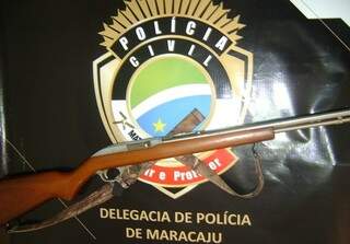 Na época, a arma usada no crime foi apreendida pela polícia (Foto: Divulgação) 