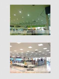 Iluminação de supermercado mudou de acordo com novo método. (Foto: Divulgação)
