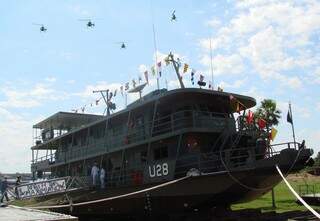 Embarcação vai atender população ribeirinha de Mato Grosso e Mato Grosso do Sul (Foto:Divulgação) 