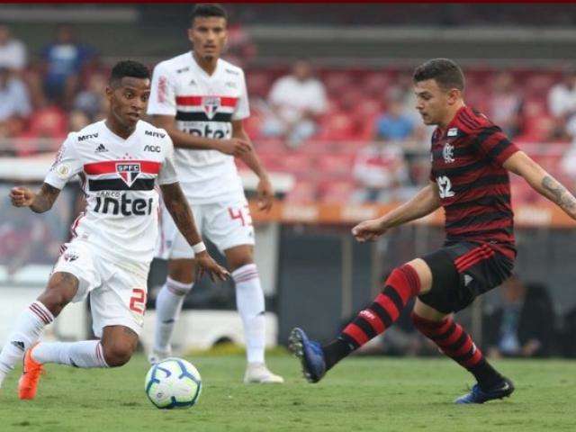 S&atilde;o Paulo e Flamengo empatam em 1 a 1 no Morumbi