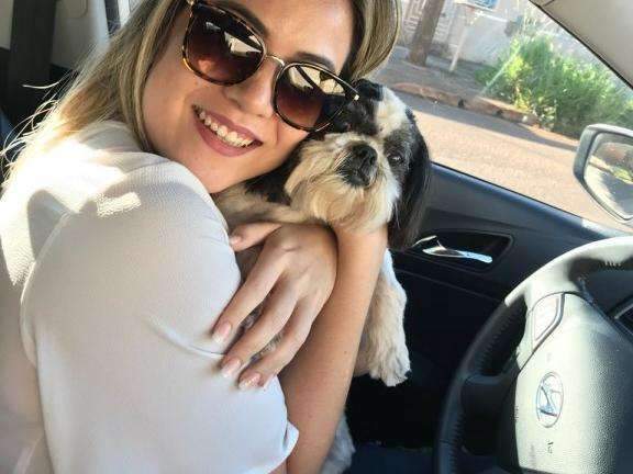 Cachorrinha levada por carro &eacute; recuperada no Nova Campo Grande 