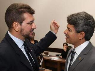 À esquerda, deputado Pedro Kemp (PT) e Rinaldo Modesto (PSDB), ambos indicados para CCJ, (Foto: Roberto Higa e Victor Chileno).