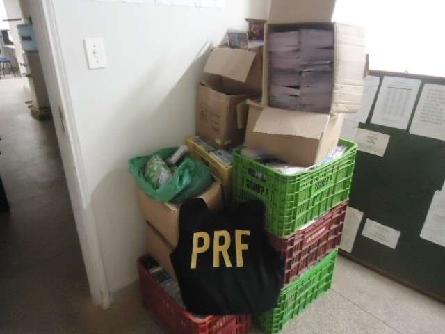 PRF aprende seis mil DVD&acute;s na rodovia BR-158, em Parana&iacute;ba