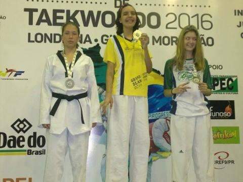 Atletas de Campo Grande conquistam medalhas no nacional de taekwondo