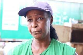Gilda Macedo, presidente da Atmaras-MS (Associação dos Trabalhadores de Materiais Recicláveis de MS). (Foto: Kísie Ainoã)