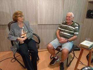 Hélio Martins, de 88 anos, e Heliete Martins Thiellen (Foto: Maressa Mendonça)
