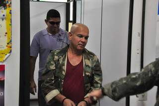 Manoel Teodoro foi preso após cinco meses foragido, enquanto almoçava em uma peixaria da Capital. (Foto: João Garrigó)
