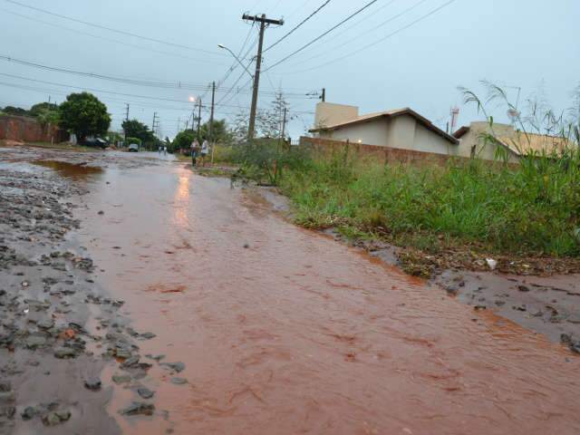  Chuva do fim de semana supera total previsto para o m&ecirc;s em Campo Grande