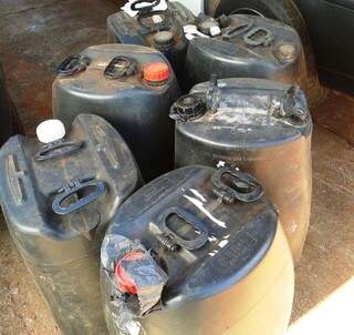 Dono não comprovou origem dos 630 litros do etanol  (Foto: Da Hora Bataguassu)