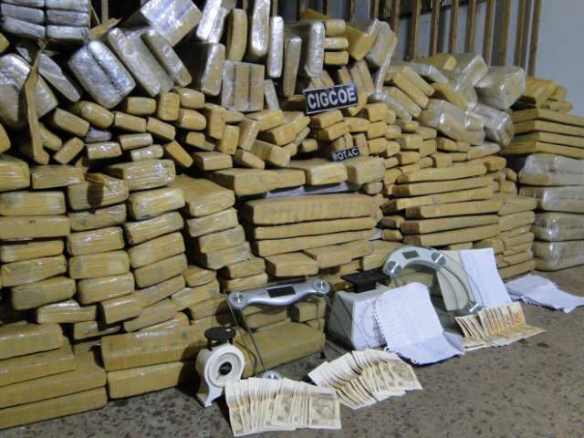 Mais de 740 kg de maconha foram apreendidos pela Cigcoe na vila Dr. Albuquerque