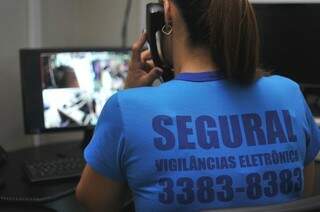 Além de alarme, Segural oferece vigilância 24 horas.