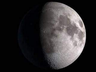 Lua sombreada (Foto: Nasa/Reprodução)