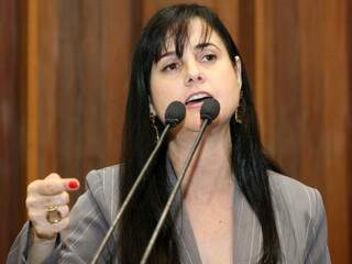 Deputada Mara Caseiro ocupou tribuna e pediu empenho do governo no combate à aftosa. (Foto: Divulgação)