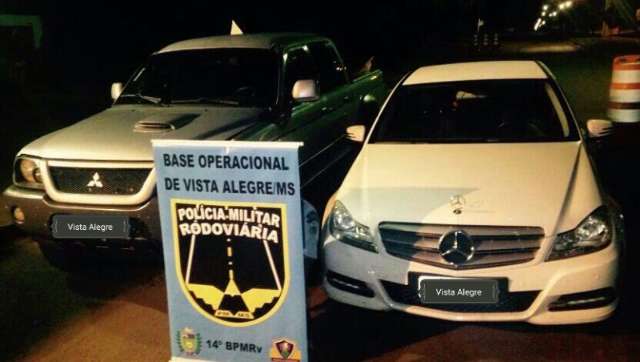 Pol&iacute;cia recupera na MS-164 carro de luxo furtado no Ch&aacute;cara Cachoeira 