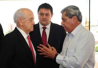 Ministro conversa com Longen e André (Foto: Divulgação)