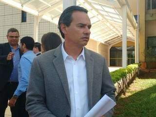 Prefeito de Campo Grande, Marquinhos Trad (PSD) foi ao MPE nesta terça-feira (3). (Richelieu de Carlo)