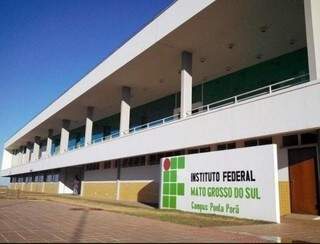 Um dos blocos da instituição em Campo Grande. (Foto: IFMS/Divulgação/ArquivoCampoGrande News) 