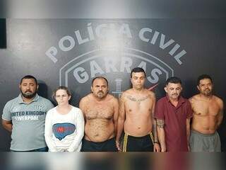 Grupo foi preso em operação no domingo; um deles foi ferido e internado na Santa Casa (Foto/Divulgação)