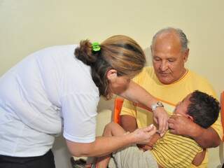 Vacina pretende imunizar 95% das crianças na Capital. (Foto: Arquivo/João Garrigó)