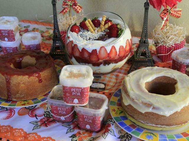 Em casa, carioca abre confeitaria e cria o mega bolo de ta&ccedil;a, que &eacute; uma tenta&ccedil;&atilde;o