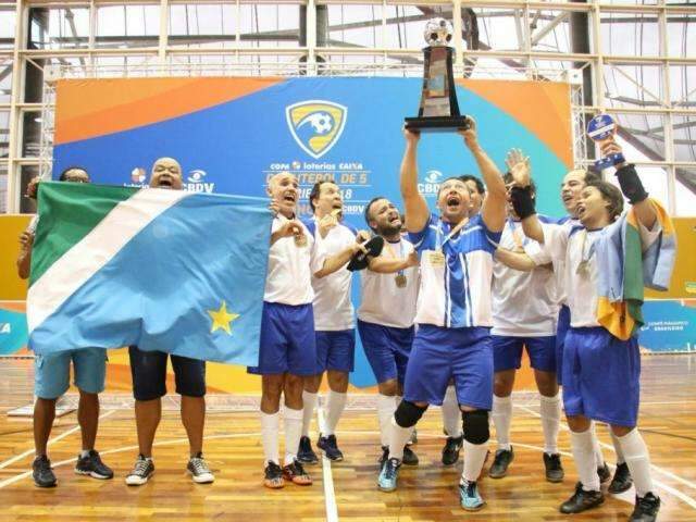 Instituto para Cegos de MS vence a Copa Caixa de Futebol de 5