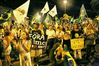 Gravação culminou em uma série de protestos, inclusive em Campo Grande (Foto: Fernando Antunes)