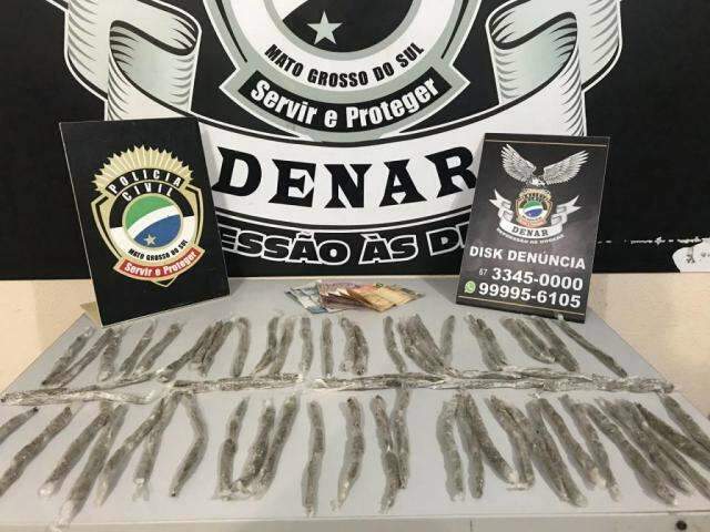 Trio &eacute; preso enquanto vendia cigarros de maconha no Jardim Moren&atilde;o 