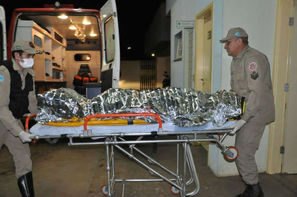  Jovem tem 80% do corpo queimado em Chapad&atilde;o do Sul