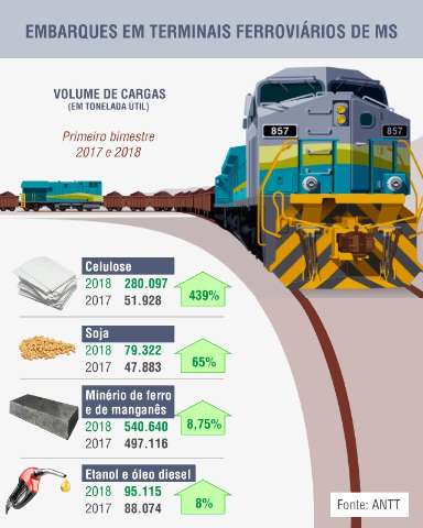 Com ajuda da celulose, volume de cargas em terminais cresce 45%