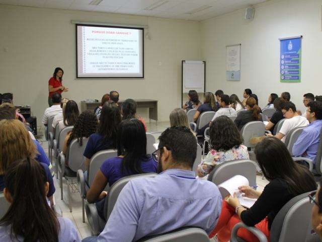 Parceria entre &Aacute;guas e Hemosul incentiva funcion&aacute;rios a doar sangue