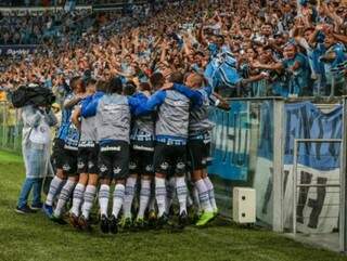 Grêmio venceu o Internacional por 1 a 0 (Foto: Lucas Uebel/Grêmio FBPA)