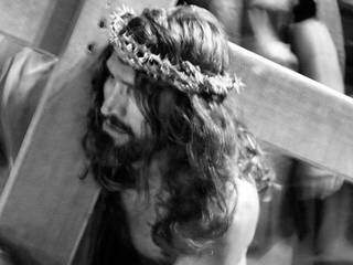 Ernando no papel de Jesus Cristo (Foto: Arquivo pessoal) 