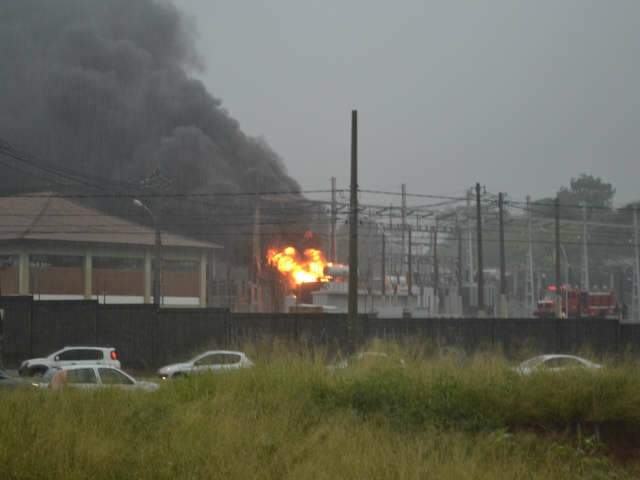  Enersul remaneja carga para restabelecer energia ap&oacute;s explos&atilde;o