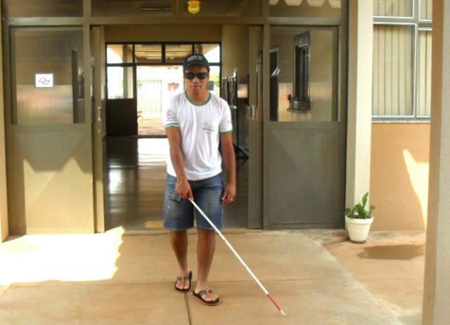  Aluno cego ter&aacute; acompanhamento especializado durante curso na UEMS