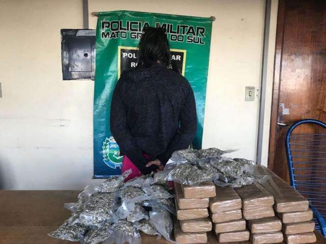 Pol&iacute;cia prende jovem de MT com maconha que era &#039;pagamento de programa&#039; em MS