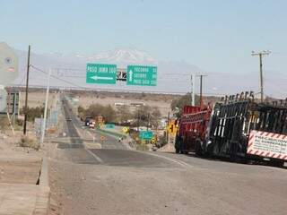 Trecho da faixa de fronteira entre a Argentina e o Chile (Foto: Sílvio Andrade)