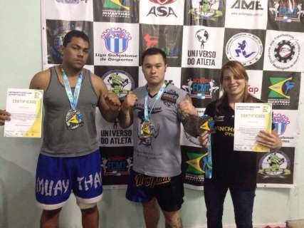 Campo-grandense é campeão brasileiro de muay thai no Rio de Janeiro