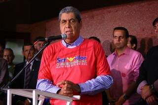 Governador diz que em 2014 seu candidato será Nelson Trad (PMDB). (Foto:Marcos Ermínio)