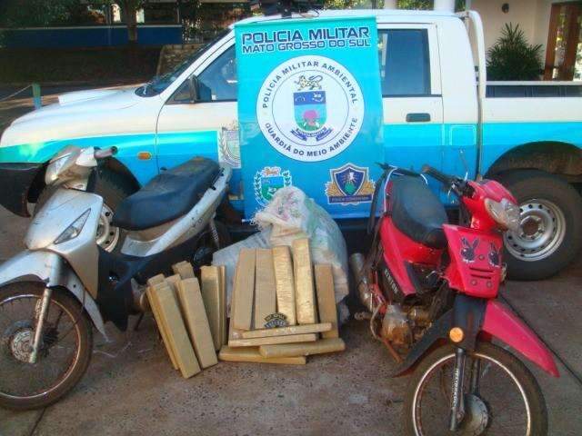Motos abandonadas com maconha na Gameleira s&atilde;o do Paraguai