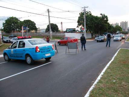 Operação com 150 policiais restringe trânsito nos altos da Afonso Pena